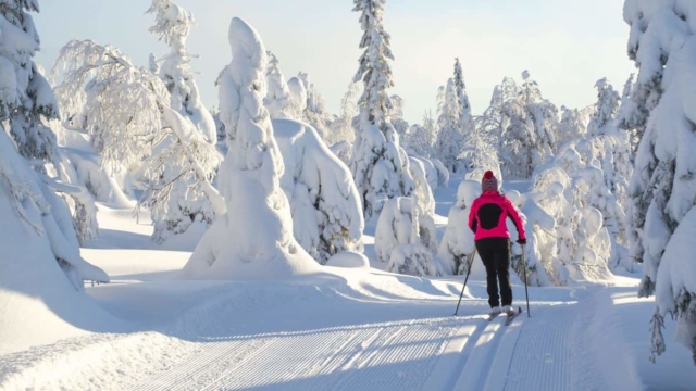Villa Maria Ruka Kuusamo Finland: Cross-country skiing