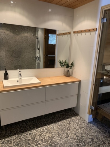 Villa Maria Ruka Kuusamo Finland: Bathroom