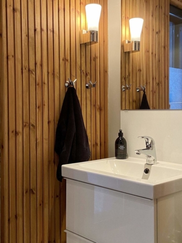 Villa Maria Ruka Kuusamo Finland: Sink in the restroom