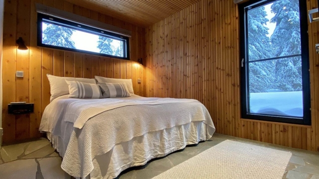 Villa Maria Ruka Kuusamo Finland: Downstairs bedroom
